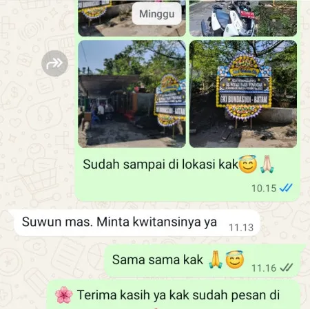 Pengiriman Papan Bunga Duka Panekan Eromoko